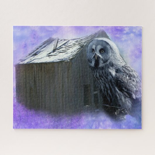 Owl Barn Shed Puzzle (Horizontal)