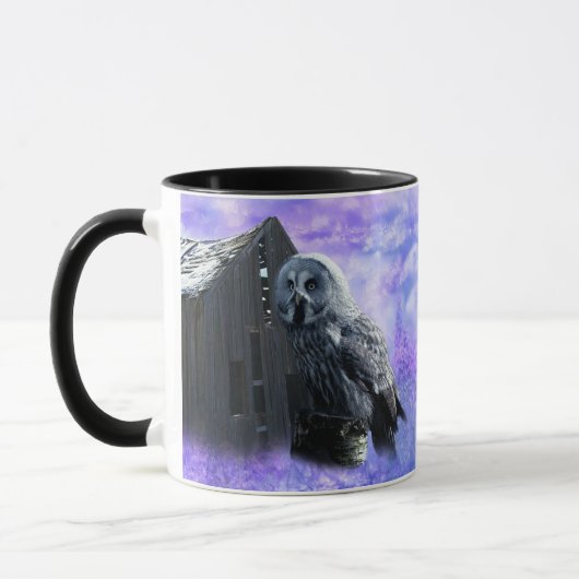 Owl Barn Shed Tasse (Links)