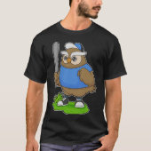 Owl Baseball T-Shirt (Vorderseite)