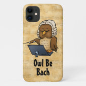 Owl Be Bach Funny Classic Music Case-Mate iPhone Hülle (Rückseite)