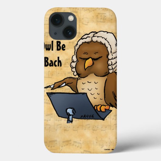 Owl Be Bach iPad Fall Case-Mate iPhone Hülle (Rückseite)