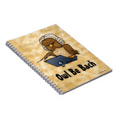 Owl Be Bach Notizblock (Rechte Seite)