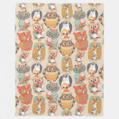 Owl Be Collection Fleece Blankon (Vorderseite)