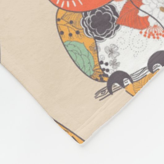 Owl Be Collection Fleece Blankon (Ecke)