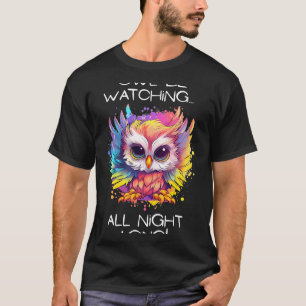 Owl Be die ganze Nacht Pajama Party 2Boys Gir T-Shirt