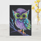 Owl be Your Friend Karte (Gelbe Blume)