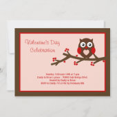 Owl Be Yours Valentinische Party Einladung (Vorderseite)