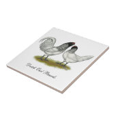 Owl Beard Chickens Fliese (Seite)