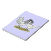 Owl Beard Chickens Notizblock (Rotiert)