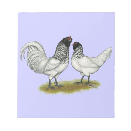 Owl Beard Chickens Notizblock (Vorderseite)