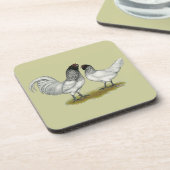 Owl Beard Chickens Untersetzer (Linke Seite)