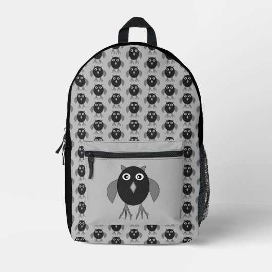 Owl Bedruckter Rucksack (Vorderseite)