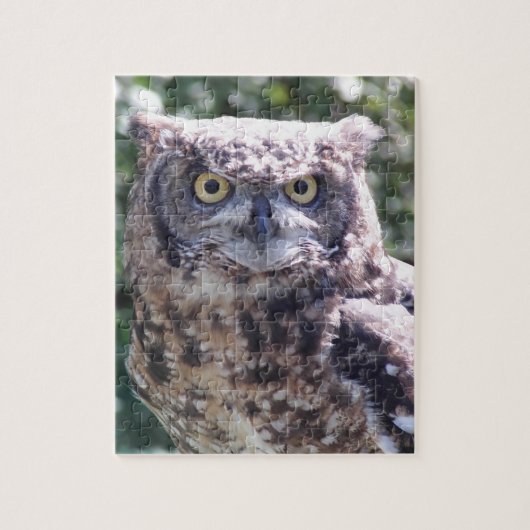 Owl beobachtet dich! puzzle (Vertikal)