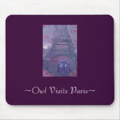 ~Owl besucht Paris~ Mousepad (Vorne)