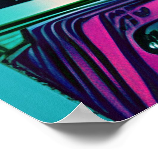 OWL BIBLIOTHEK, zwei Eulen, Bücher Poster (Ecke)