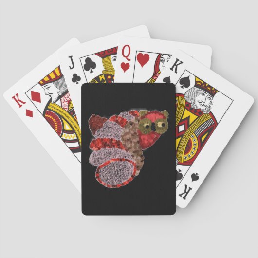 Owl Bicycle Playing Cards Spielkarten (Rückseite)