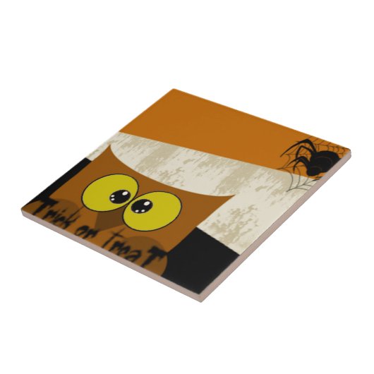 Owl-Bild Fliese (Seite)