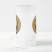 Owl-Bild Mattglas Bierglas (Mittel)