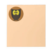 Owl-Bild Notizblock (Vorderseite)