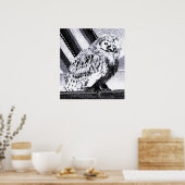 Owl-Bild Poster (Küche)