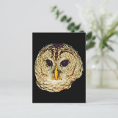 Owl-Bild Postkarte (Stehend Vorderseite)