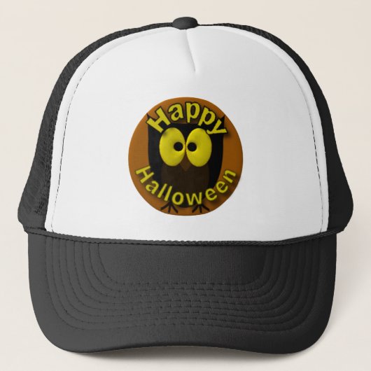 Owl-Bild Truckerkappe (Vorderseite)