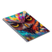 Owl Bird Animal Discovery Adventure Nature Planet Notizblock (Rechte Seite)