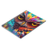 Owl Bird Animal Discovery Adventure Nature Planet Notizblock (Linke Seite)