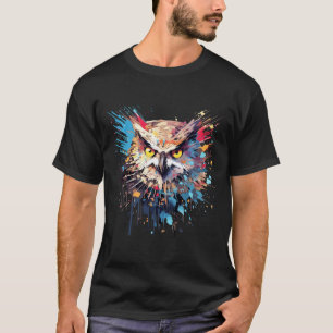 Owl Bird Animal Nature Freedom Wildlife Wonder T-Shirt