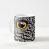 Owl Bird Eyes Coffee Tasse, Cup Kaffeetasse (Vorderseite Links)