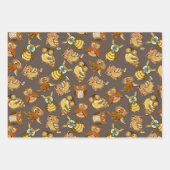 Owl Bird Nature Wildlife Süße Tier Geschenkpapier Set (Vorderseite 3)