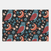 Owl Bird Nature Wildlife Süße Tier Geschenkpapier Set (Vorderseite 2)