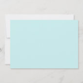 Owl Birthday Dankeskarte (Rückseite)