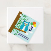 Owl Birthday Geschenkanhänger (Beispiel)
