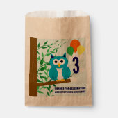 Owl Birthday Geschenktütchen (Vorderseite)