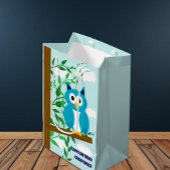 Owl Birthday Mittlere Geschenktüte