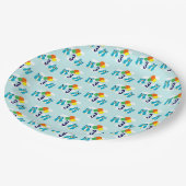 Owl Birthday Pappteller (Schrägansicht)