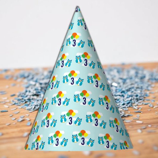 Owl Birthday Partyhütchen