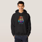 Owl Boho Chic Hoodie (Vorne ganz)
