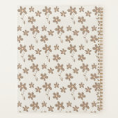 Owl Boho Floral Teacher Planner Planer (Rückseite)