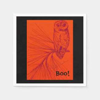 Owl Boo Napkin Serviette