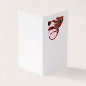 Owl Book Folded Business Card Visitenkarten (Vorderseite)