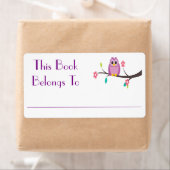 Owl Book Sticker (Insitu)