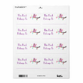 Owl Book Sticker (Vorne)