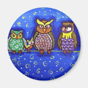 Owl bringt Spaß an der Folklokunst zusammen Magnet
