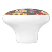 Owl Brown Keramikknauf (Seitenansicht)