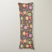 Owl Brown Seitenschläferkissen (Vorderseite Vertikal)