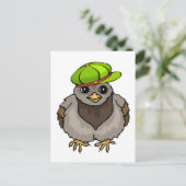 Owl Buddy Postcard Postkarte (Stehend Vorderseite)