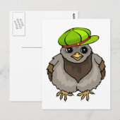 Owl Buddy Postcard Postkarte (Vorne/Hinten)
