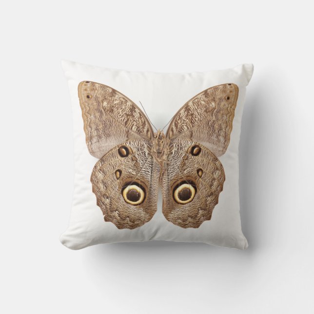 Owl Butterfly Kissen (Vorderseite)